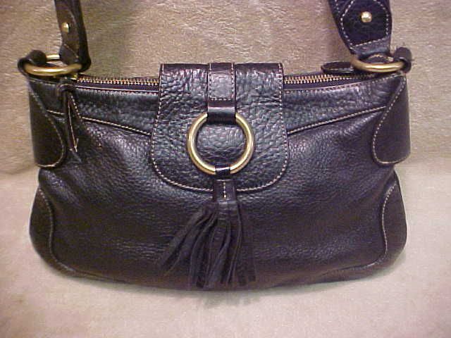   LEATHER SHOULDER BAG PURSE HANDBAG GREAT Pre Owned Condition  