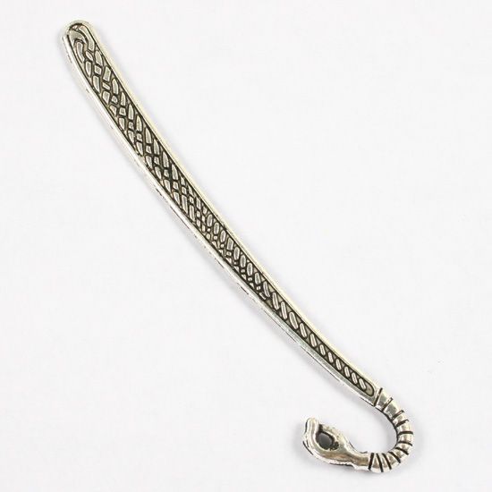 PCS TIBETAN SILVER Hand BOOKMARK HOOK Findings 120mm  