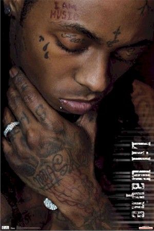 MUSIC POSTER ~ LIL WAYNE I AM MUSIC Tattoo Rap Hip Hop  