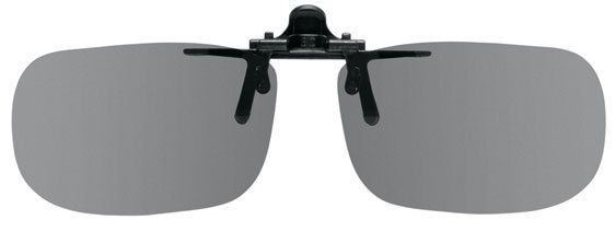 Tru Rec Lge Polarized Grey Clip on Flip up sunglasses  