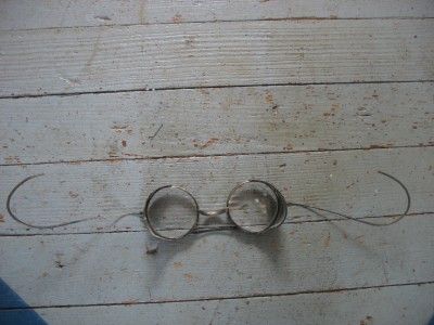 Vtg KINGS safety glasses goggles Industrial Steampunk Motorcycle w 