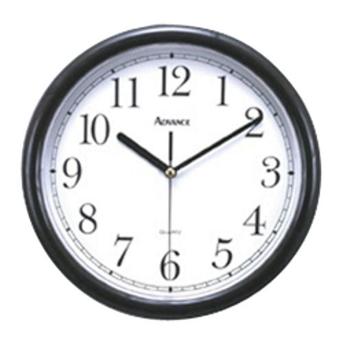 Advance Clock Co. 10 Wall Clock [Black] 083275081028  