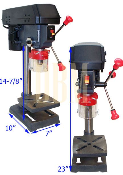 Portable 5 Speed 1/2 Drill Press Bench Machine 13MM Chuck FREE 