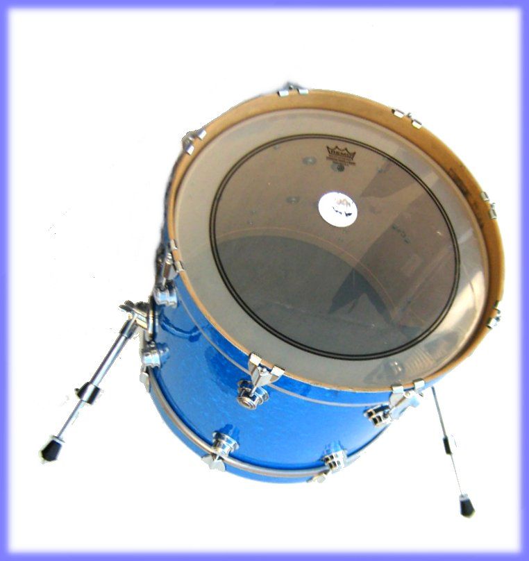 DW Drum Workshop Sapphire Blue Diamond Finish Collectors Series Bass 