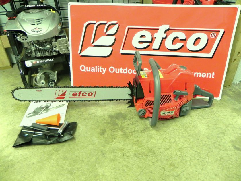 Efco Mt 8200 arborist chainsaw 24 in 80cc New with warranty optional 