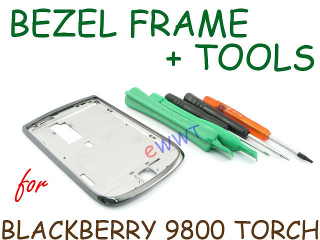for Blackberry 9800 Torch Front Frame Bezel Repair Part  