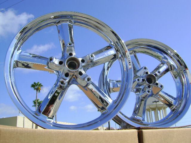 HARLEY VROD V ROD MUSCLE CHROME WHEELS RIMS  