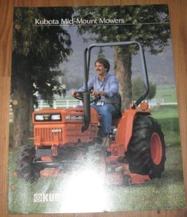 Kubota Mid Mount Mid Mount Mowers Sales Brochure  