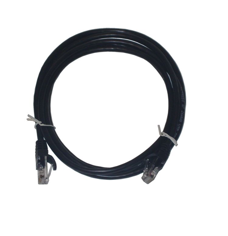 BLACK 6FT CAT 5 CAT5e ETHERNET PATCH LAN NETWORK CABLE  