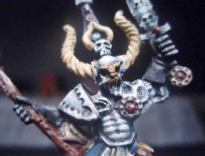 Warhammer 40k Chaos Lord / Hero Pro Painted Miniature OOP  