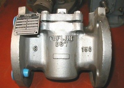 XOMOX TUFLINE 3 CF8M SLEEVED PLUG VALVE CLASS 150  