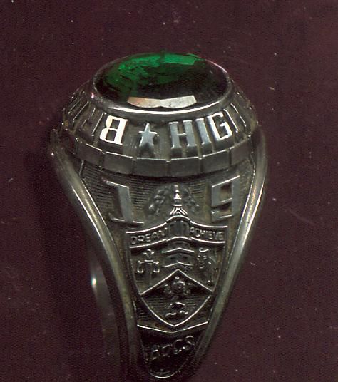 Charles F Brush High School Class Ring   1982   LTM   Arcs  