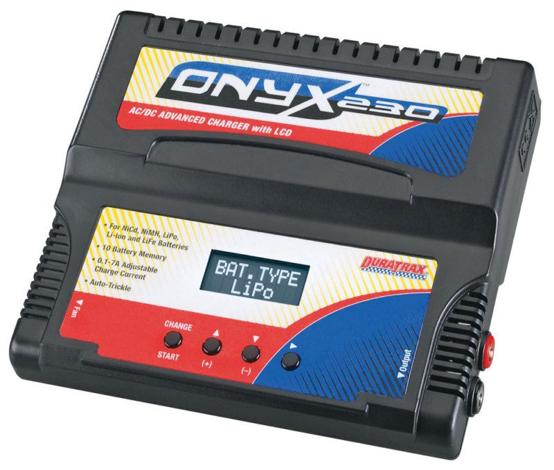 DURATRAX ONYX 230 BATTERY PEAK CHARGER AC/DC NiMH LiPo  