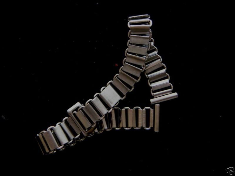 BONKLIP Type Steel Bracelet Strap Fits Rolex 12mm NOS  
