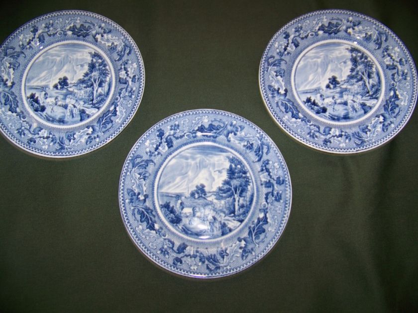 Johnson Bros Plates Historical America Covered Wagons  