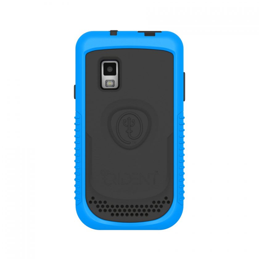 Samsung Fascinate Trident Cyclops 2 Polycarbonate Silicone Case Blue 