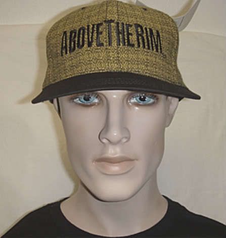 Above the Rim Black & Yellow Snapback Flatbill Cap Hat  