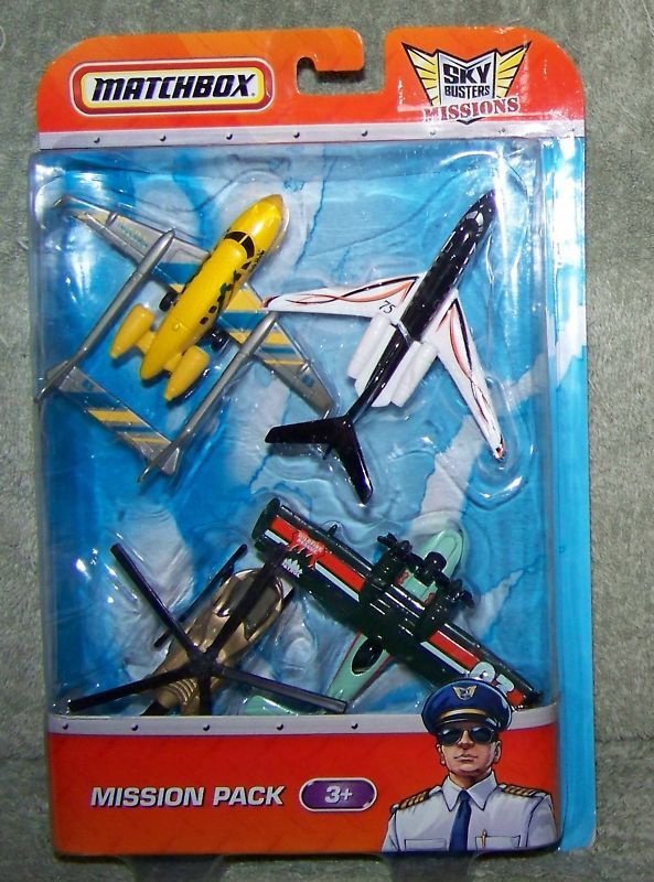 MATCHBOX SKY BUSTERS MISSION PACK 4 PACK #V2410 035995473119  