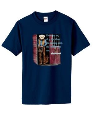 Come Unto Thee Matthew Christian Cowboy T Shirt S 6x  