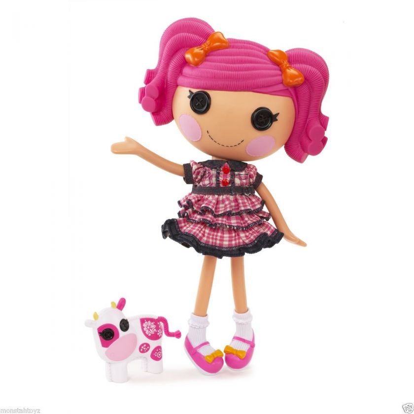 Lalaloopsy Big 12 Doll ~ Berry Jars n Jam with pet Cow   New in Box 