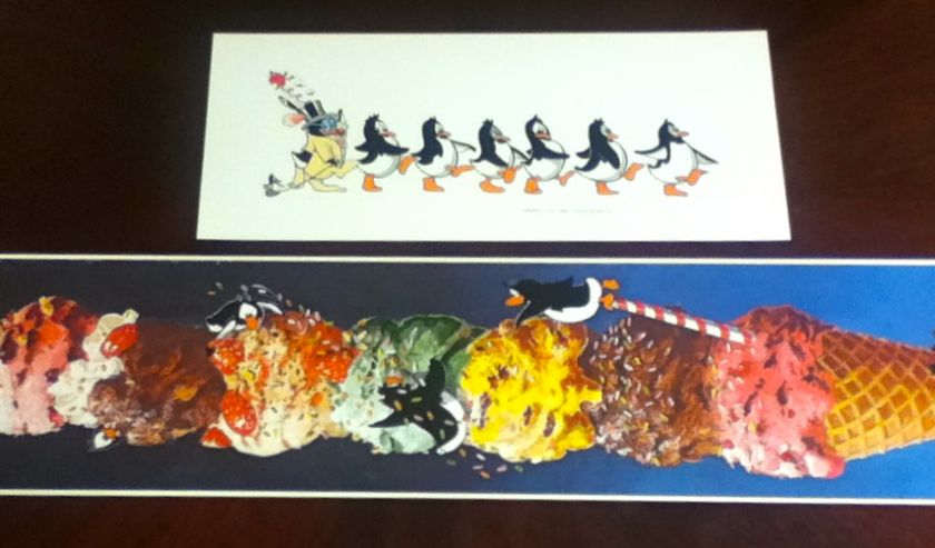   prints ~ PENGUINS and more PENGUINS ~ 6.25 x 35 & 15 x 6.25  