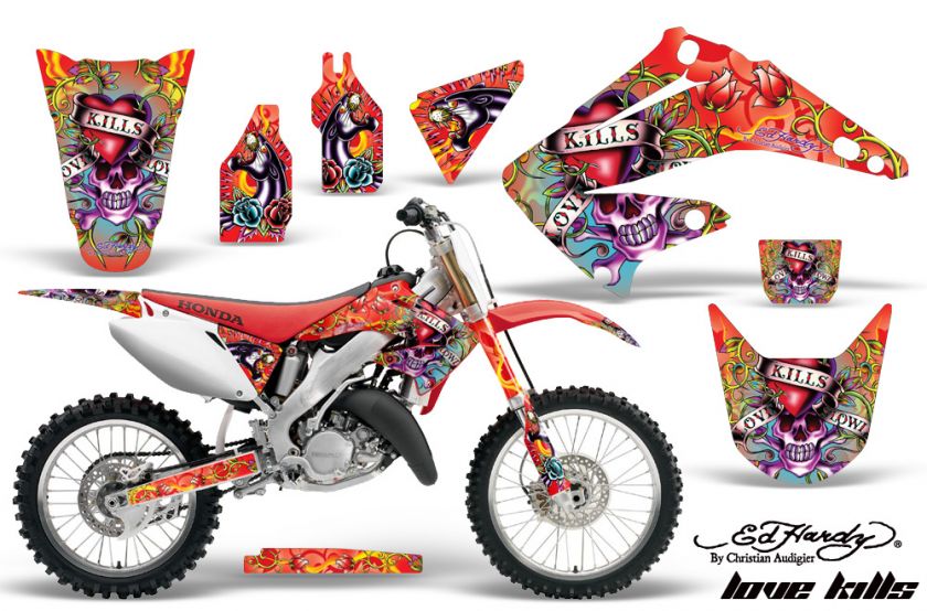 AMR RACING OFF ROAD MOTORCYCLE GRAPHIC KIT HONDA CR 125 250 R 02 12 ED 