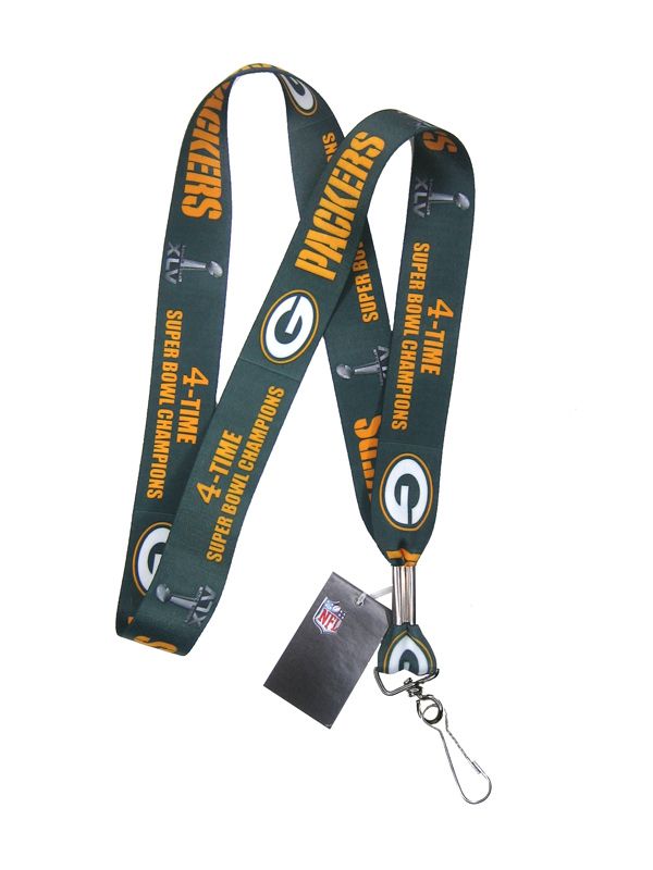 Green Bay Packers Super Bowl Champions NFL Lanyard  