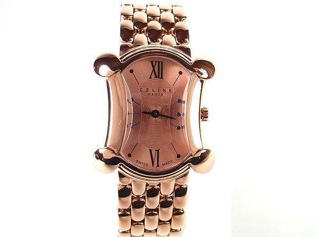 Celine, Rose Gold, SWISS Made, Quartz, S/STEEL Watch, in 