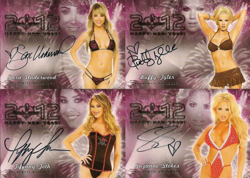 2011 BENCHWARMER HAPPY NEW YEAR   10 CARD AUTOGRAPH LOT  