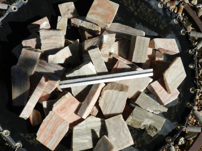 30lb Box Small Pieces Of NM Alabaster 4 Stone carving  