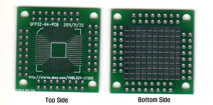 PCB Prototype Board QFP 32~64Pin 0.8mm Pitch  