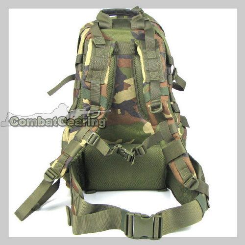 Falcon Rifle Combo Molle Patrol Backpack   Woodland  