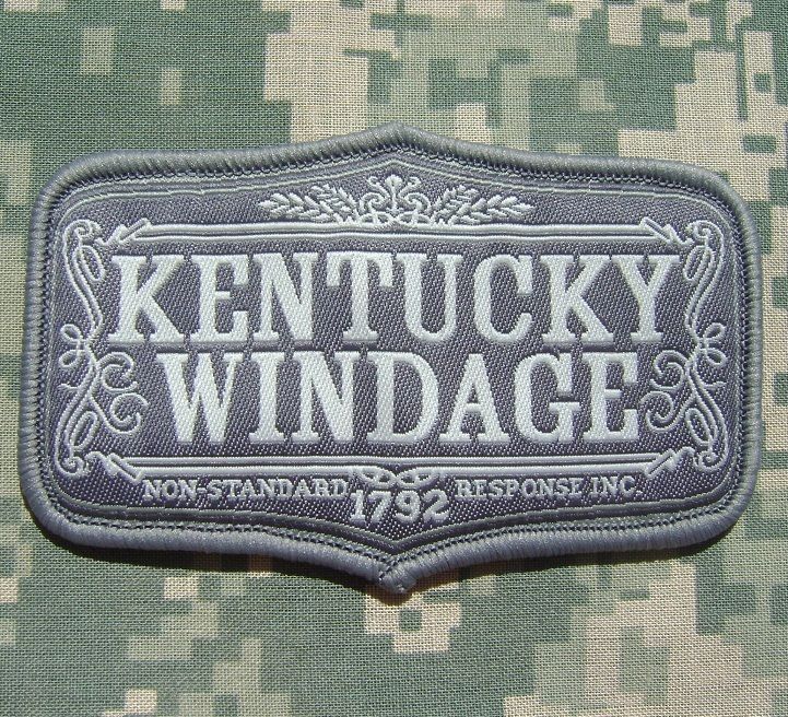 KENTUCKY WINDAGE ARMY MORALE ISAF ACU CAMO VELCRO PATCH  