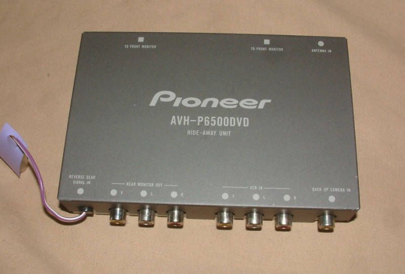 Pioneer AVH P6500DVD Hide Away Unit Only Used  