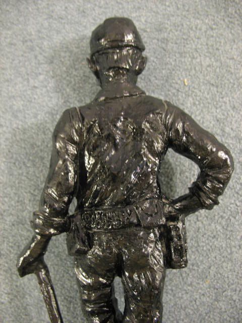 The Coal Miner Figurine Statue J. Kourney 1975 Original Made from Coal 