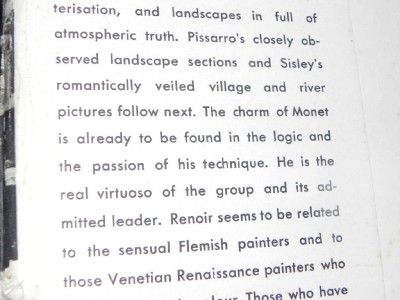 1937 The Impressionists Manet Pissarro Monet Renoir  