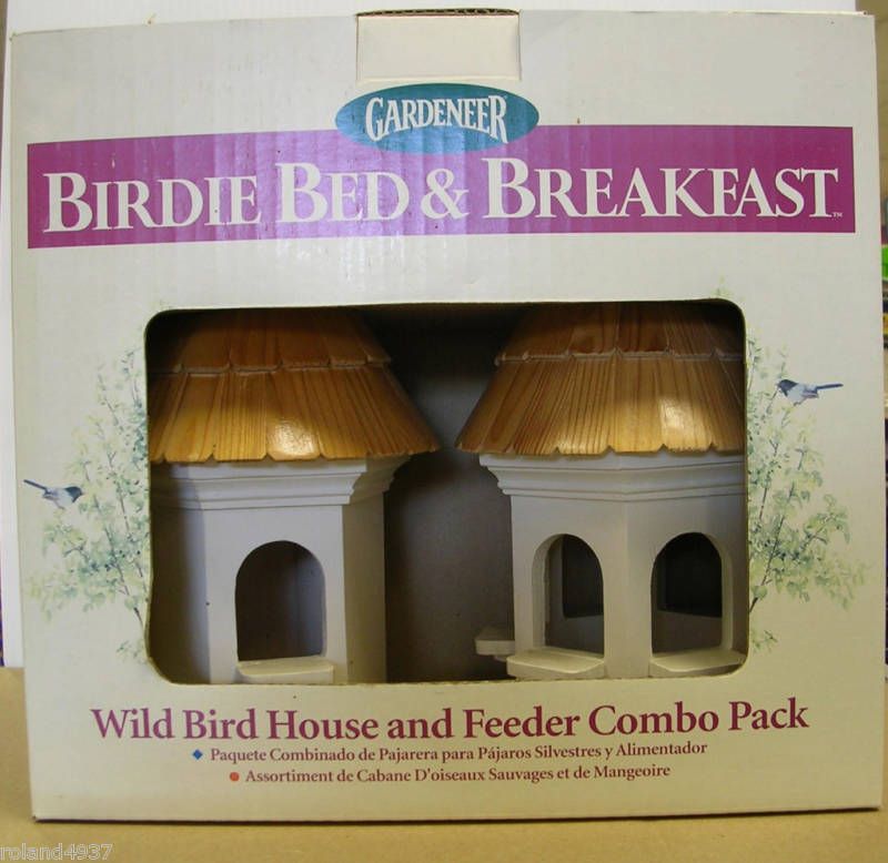 Birdhouse & Feeder Combo Pack Birdie Bed & Breakfast  