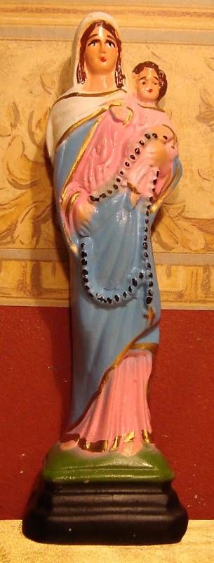 Virgen del Rosario de San Nicolas Virgin Statue Imagen  