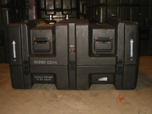 Zero 38x33x20 Fork Lift Able Military Shipping Case  