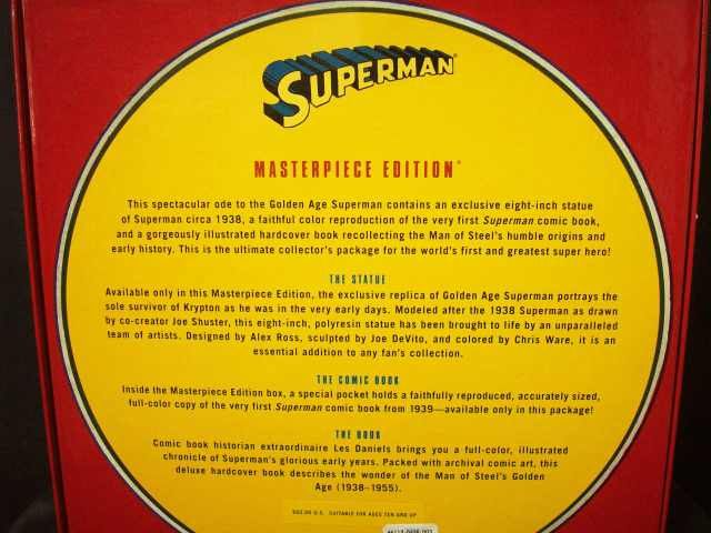 DC COMICS SUPERMAN MASTER PIECE EDITION MIB #C597.  