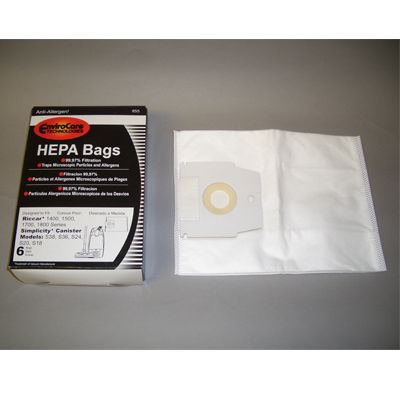 Envirocare Vacuum Cleaner Bags with Filtration New  