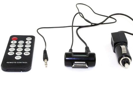 Wireless FM Transmitter +Car Charger Remote for iPhone 3G 3GS 4 4G 4S 