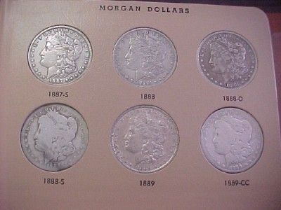 1878 1921 MORGAN SILVER DOLLAR COMPLETE SET *VERY RARE  