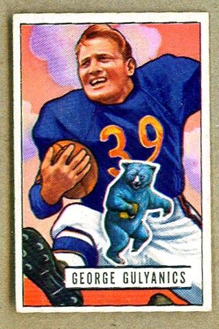 1951 BOWMAN NO.121 GEORGE GUILYANICS   BEARS EX/MT  