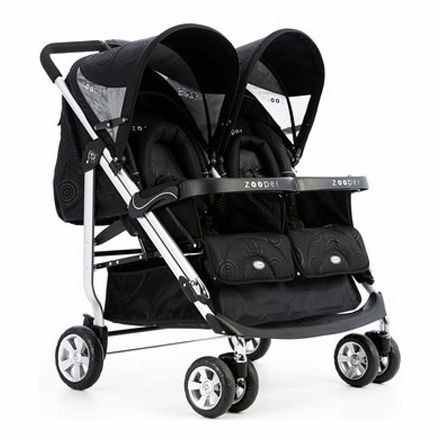 Zooper Everyday Tango Double Stroller BLACK WAVES ~ ZP0911 ~ MSRP $499 