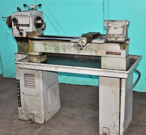 CLAUSING 5907 PRECISION METAL LATHE , 12 x 36 PARTS MACHINE  