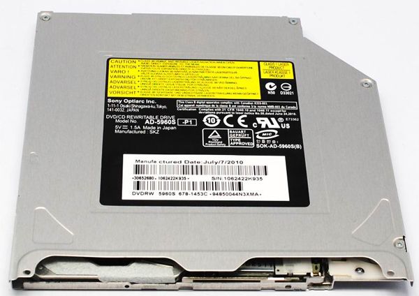 8x DVD±RW AD 5960s SATA SuperDrive MacBook Unibody Replace HL GS21N 