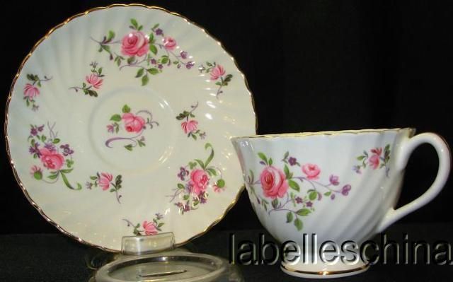 Royal Adderley Fragrance H889 Teacup Saucer imperfect tea cup  