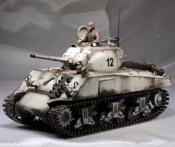 35 Built US M4A3 Sherman Tank WWII Winter  