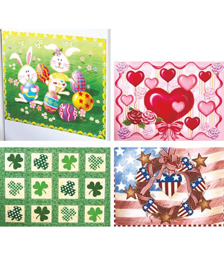   Dishwasher Magnets Easter, St. Patrick, Valentine, Americana  